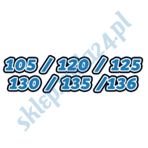 105 / 120 / 125 / 130 / 135 / 136