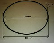 Oring 104,00 mm x 3,50 mm NBR 126p, FSO - 2