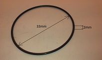 Oring  33,00 mm x 2,00 mm NBR - 2