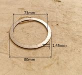 Podkładka dystansowa tylnego mostu 1,45 mm Żuk - 2