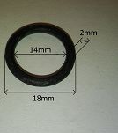 Oring  14,00 mm x 2,00 mm VMQ - 2