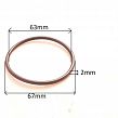 Oring  63,00 mm x 2,00 mm NBR wałka rozrz. Lublin - 2
