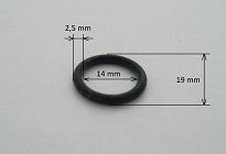 Oring  14,00 mm x 2,50 mm EPDM  - 2