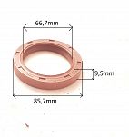 Simmering   66,6 x 85,7 x 9,5 AO PTFE Corteco - 2