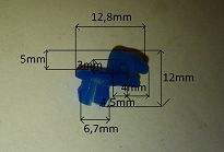 Spinka   34A zabezp. cięgna zamka drzwi CC - 2