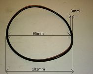 Oring  95,00 mm x 3,00 mm - 2