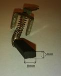 Szczotka   5,0 x 8,0 x 15,0 węglowa FSO, PN, Żuk - 2
