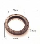 Simmering   70 x 90 x 10 A / BO FPM Elring - 2