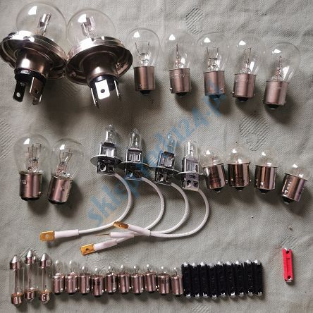 Zestaw żarówek i bezpieczników Żuk, Nysa