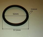 Oring  52,00 mm x 2,60 mm SKODA - 2