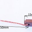 Szczotka   5,0 x 8,0 x 15,0 miedziana BX185 - 2