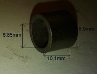 Tulejka rozr.   6,85 mm x 8,90 mm x 10,10 mm - 2