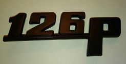 Emblemat  "126p" 126p