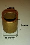 Tulejka rozr. 12,80 mm x 16,00 mm x 14,00 mm AS - 2