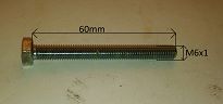 Śruba M   6x   60 sześciokąt 5.8 126p - 2