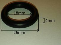 Oring  18,00 mm x 4,00 mm - 2