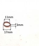 Oring  11,00 mm x 3,00 mm VMQ - 2
