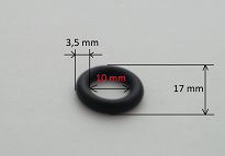 Oring  10,00 mm x 3,50 mm - 2