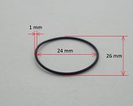 Oring  24,00 mm x 1,00 mm NBR - 2