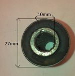 Tuleja metal. - gum. resora, obejmy zwrotnicy 126p - 4