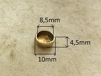 Zaślepka wału korbowego 10,0 mm FSO - 2