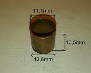 Tulejka rozr. 11,10 mm x 12,60 mm x 10,50 mm AS - 2