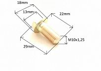 Śruba M 10 x 1,25 x 30 10.9 drążka stab. FSO, PN - 2