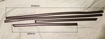 Listwy drzwi czarne kpl. Skoda Fabia I - 2