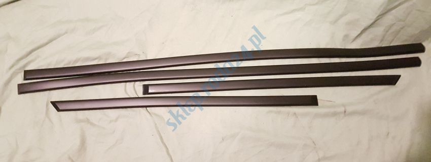 Listwy drzwi czarne kpl. Skoda Fabia I