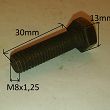 Śruba M   8 x   30 sześciokąt 8.8 126p - 2