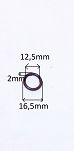 Oring  12,50 mm x 2,00 mm - 2