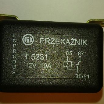 Przekaźnik T5231 ładowania FSO, PN ST, Żuk, Nysa