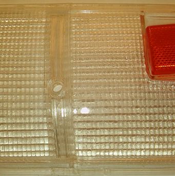 Klosz lampy tył 126p FL, ST L  biały Fristom