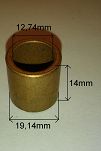 Tulejka rozr. 12,75 mm x 19,14 mm x 14,00 mm AS - 2