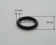 Oring  13,00 mm x 2,50 mm VMQ - 2