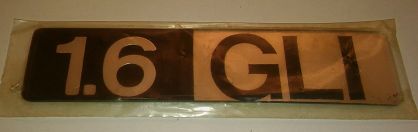 Emblemat "1.6 GLI" PN