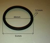 Oring  44,00 mm x 3,50 mm FKM - 2