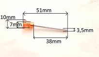 Spinka   13D wkręt mocowania lampy tył 126p pom. - 2