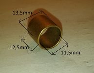 Tulejka rozr. 11,50 mm x 13,50 mm x 12,50 mm CC - 2