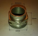Nakrętka  M22 x 1,5 x 25 piasty CC, SC przód - 2