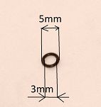Oring    3,00 mm x 1,00 mm - 2