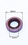 Simmering   15 x 28 x 6,3 BO NBR Corteco - 2