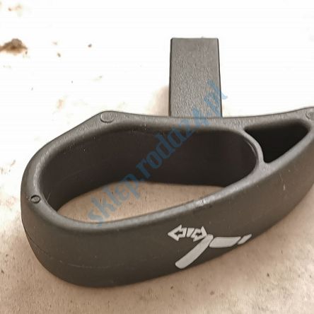 Uchwyt odchylenia fotela przód L czarny CC Fiat