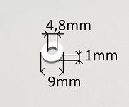 Podkładka 4,8 x 9 x 1 regulacyjna wtrysk. Lublin - 2