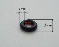 Oring    6,00 mm x 3,00 mm   - 2
