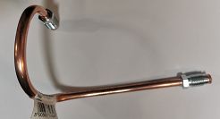 Przewód paliwa filtra Cu 8 mm x 37 cm PN Atu Plus