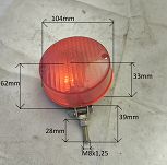 Lampa przeciwmgielna Żuk, Nysa, Tarpan podwieszana - 2