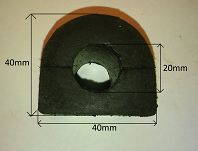 Tuleja gumowa stabilizatora FSO, PN - 2