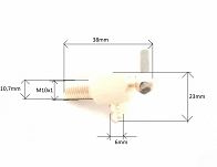 Kranik spustowy silnika M10 x 1,0 x 6 stoż. Ursus - 2