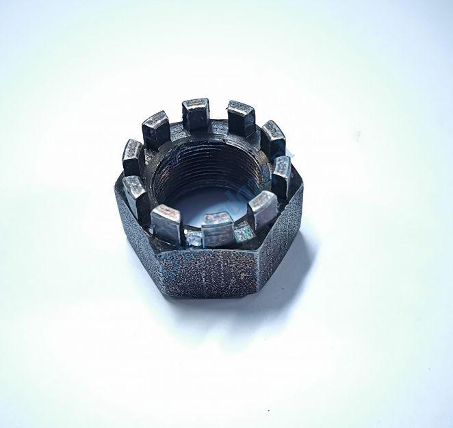 Nakrętka  M20 x 1,0 x 22 koronowa skrzyni Żuk